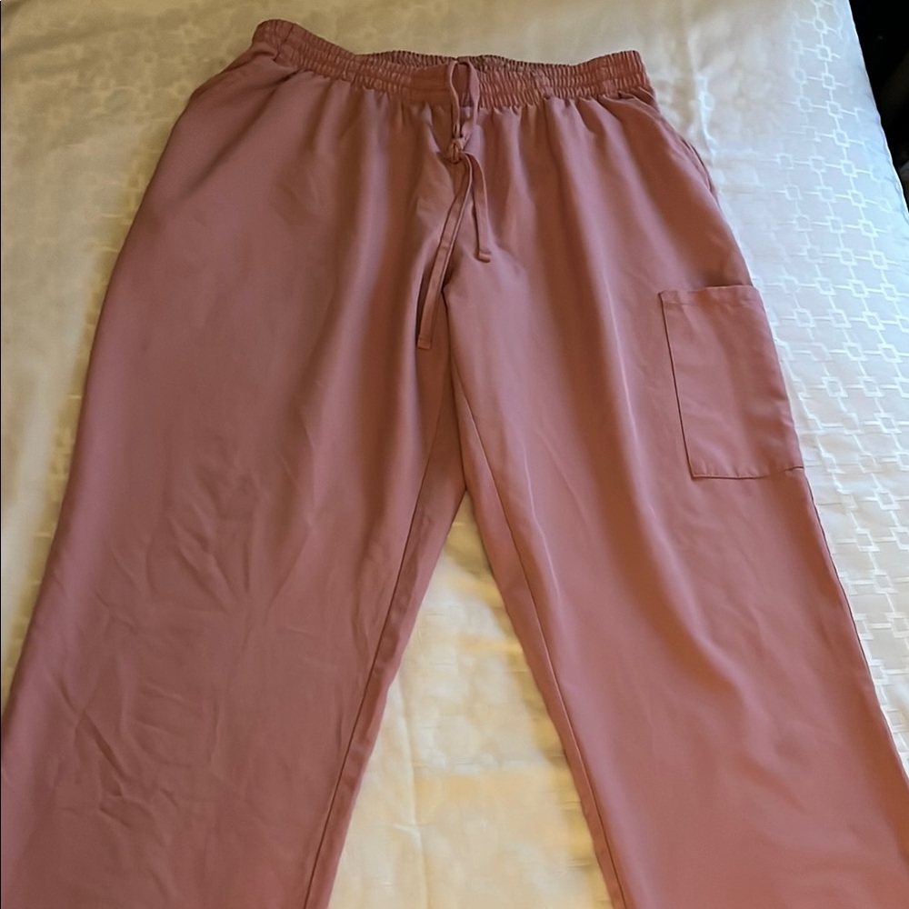 Rose pink scrub Pants